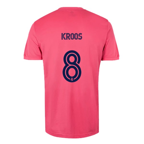 Maillot Football Real Madrid Exterieur NO.8 Kroos 2020-21 Rose